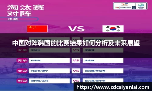 中国对阵韩国的比赛结果如何分析及未来展望