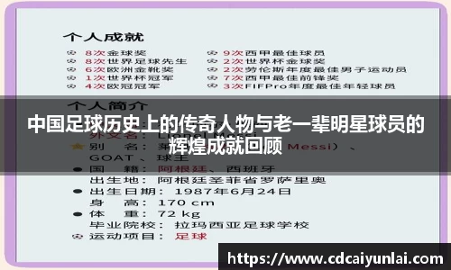 中国足球历史上的传奇人物与老一辈明星球员的辉煌成就回顾